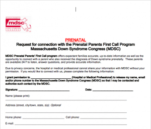 MDSC Release Form Image