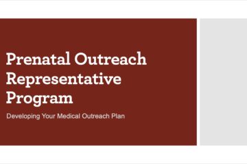 Screenshot of Prenatal Outreach Representative Program